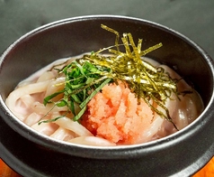 明太クリームうどん