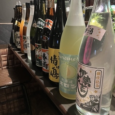 本格焼酎、梅酒、果実和酒等女性人気の飲物も完備