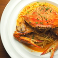 料理メニュー写真 渡り蟹のトマトクリームパスタ