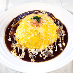 【復活】ふわとろオムライス（サラダ付）