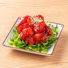 ごちゃ葱マグロユッケ風