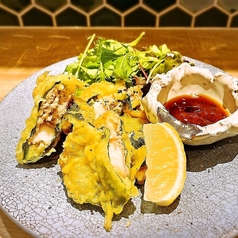 海老と鶏つくねの大葉揚げ~梅肉ソース~/本場宮崎のチキン南蛮~最強!食べるタルタルソース~