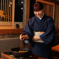 心に残るお食事になるようにサポートいたします。