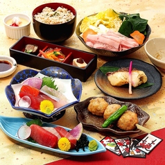 本まぐろと名古屋飯 花かるたのコース写真