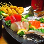 新鮮な魚介類を使用！