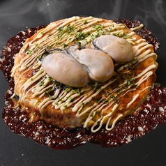 牡蠣のお好み焼き