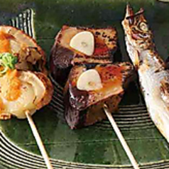 北海子持ちししゃも 1本/鰹にんにく醤油 1本/帆立ウニソース 1本