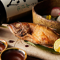 炭火で焼き上げると素材の旨さが一段階あがります。