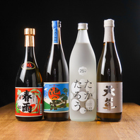 ビールに合う極上メニュー充実!こだわりの焼酎・日本酒