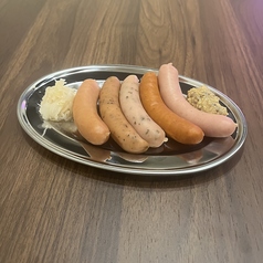 ソーセージ盛合せ