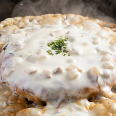 北海道産3種のチーズのお好み焼き