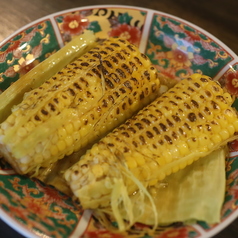 とうもろこし　バター醤油