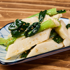 山芋と小松菜ナムル