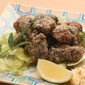 料理メニュー写真 砂肝の黒胡椒揚げ