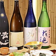 料理の味わいを深める！こだわりの銘酒と焼酎をご用意♪