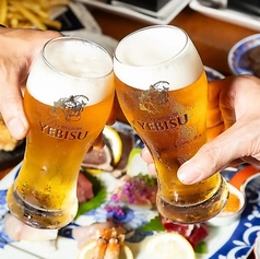 飲み放題は3種類から選択可能◎