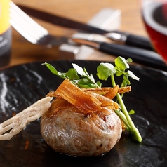 《季節限定》炭火で仕上げた鴨と根菜のクレピネ ~フレンチ仕立ての小さなハンバーグ~ 1pc