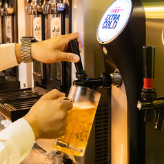 キレ味鋭いスーパードライと多彩なビール体験を◎