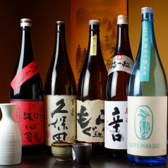 ビール、サワー、日本酒、焼酎、ウイスキー等をご用意の写真