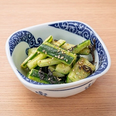 塩胡麻たたききゅうり