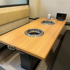 新設のテーブル席