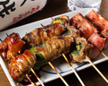料理メニュー写真&nbsp;肉巻き串５種盛り