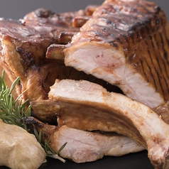 骨付きバックリブのスパイスフリット ヨーグルトソース