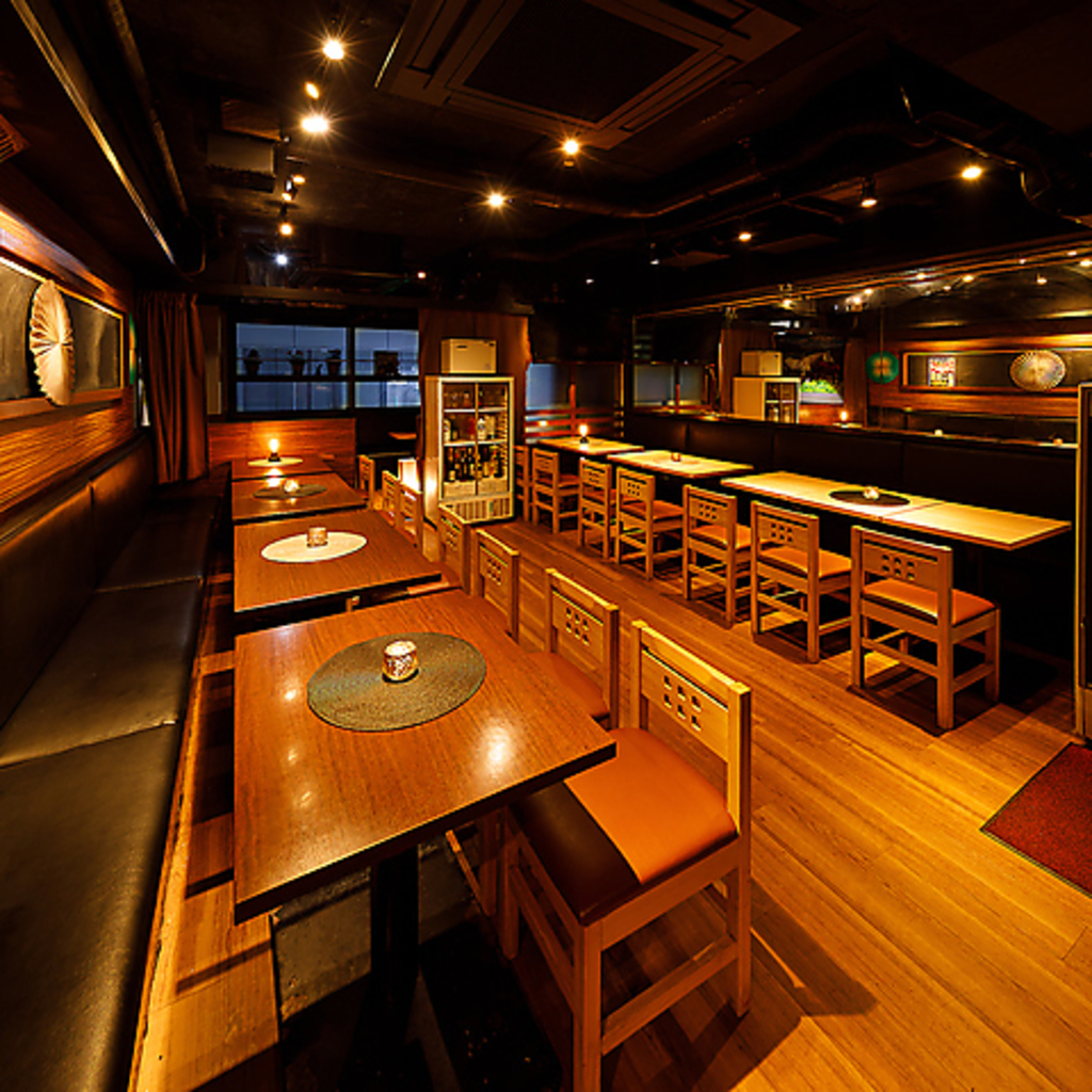 店舗貸切40名様～大人数でご利用可能のお席をご用意いております。