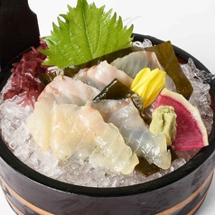 スズキ昆布〆刺し
