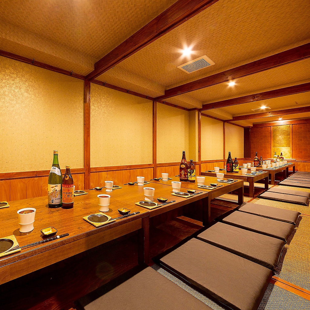 個室宴会は最大70名様までOKで幹事様安心！大型宴会でも当店にお任せください！