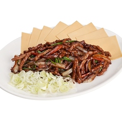 北京風豚肉の黒味噌炒め