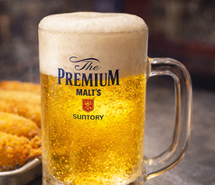 神泡達人店のプレモルをご賞味ください。