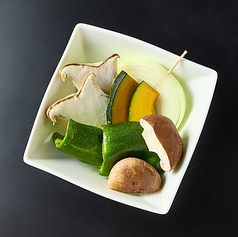季節の焼き野菜盛り合わせ