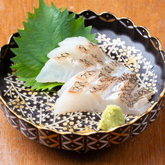 真鯛の昆布〆焼霜造り