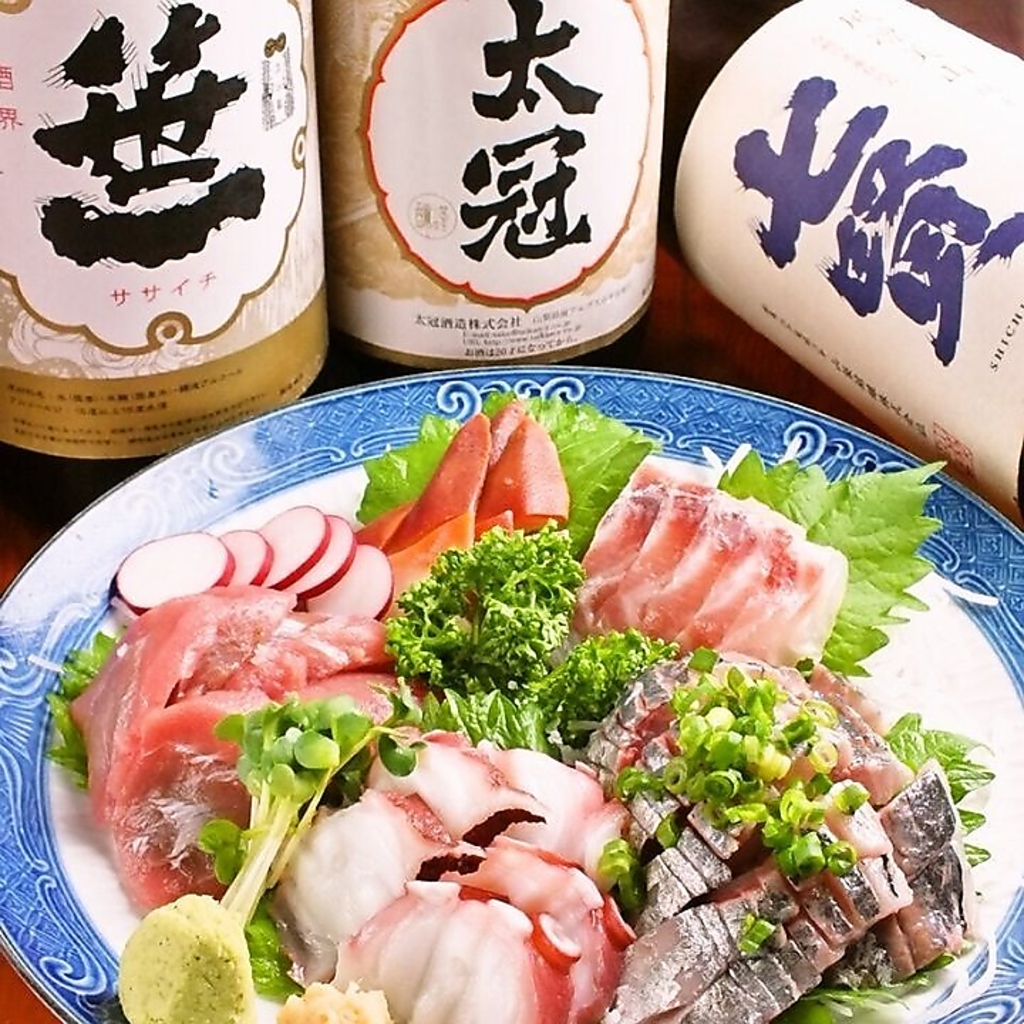 海はないけど海鮮大好きな山梨県民!豊洲から直接仕入れるお刺身、煮魚など海鮮料理をご堪能下さい♪