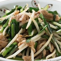 ニラともやし炒め