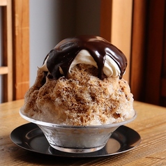 カフェモカのかき氷 ― クッキークランチとグラサージュ ―