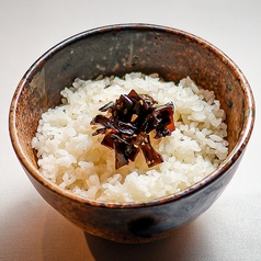 ライス(昆布佃煮付き)
