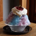 料理メニュー写真&nbsp;紫陽花のかき氷 ― ヨーグルトと雨色ゼリーの涼風仕立て ―