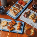 2時間飲み放題付きのコースもご用意！鍋物や自慢の焼き鳥、デザートまでついて各種宴会にオススメ◎