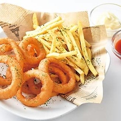 ポテト&オニオンリングフライ