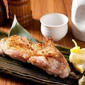 料理メニュー写真 桜姫鶏のもも肉焼き（柚子こしょう添え）