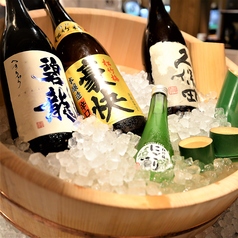 京都の地酒を中心に豊富な種類の日本酒をご用意。