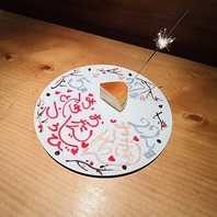 誕生日プレートご用意♪