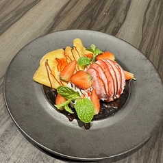 春いちごアイスクレープ