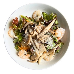 海老ときのこのサラダ