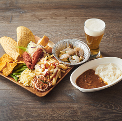オードブル7種プラン。飲み放題付き