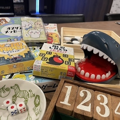 ダーツ以外にもみんなで遊んでいただけるものも!