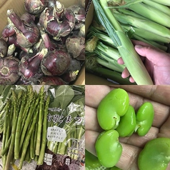 旬の野菜を使う優しい味わいの「野菜料理」