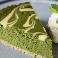 抹茶の チーズケーキ
